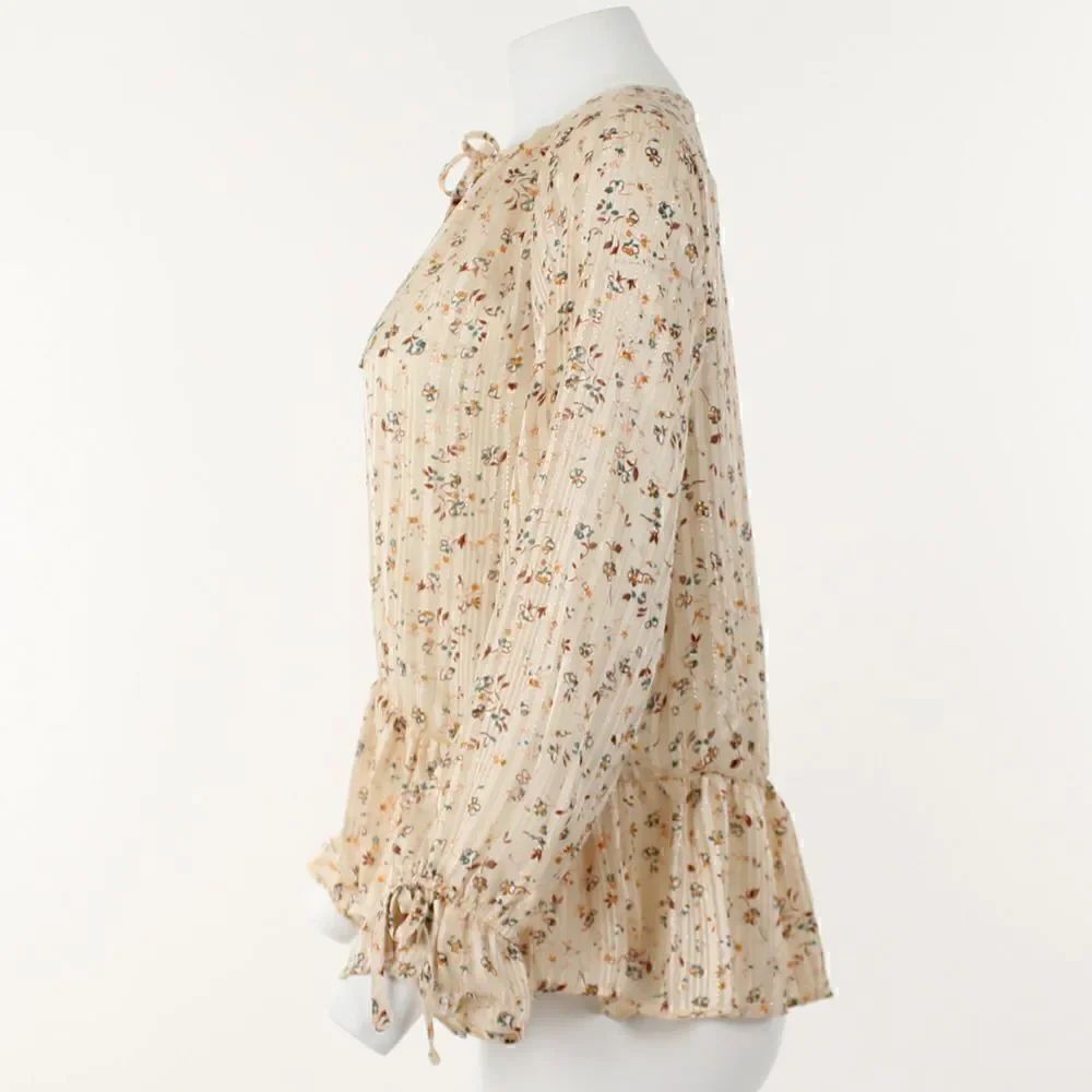 Riley & Rae Floral-Print Top - Picture 3 of 5